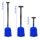 PUFFERFISH Really Big Sand Shovel - Lightweight Collapsible 4 Piece Aluminum Shovel for Beach - Customizable to 3 Different Lengths - Ideal for Sand