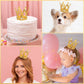 18 Pcs Mini Crown Cake Topper, Tiara Birthday Cake Toppers