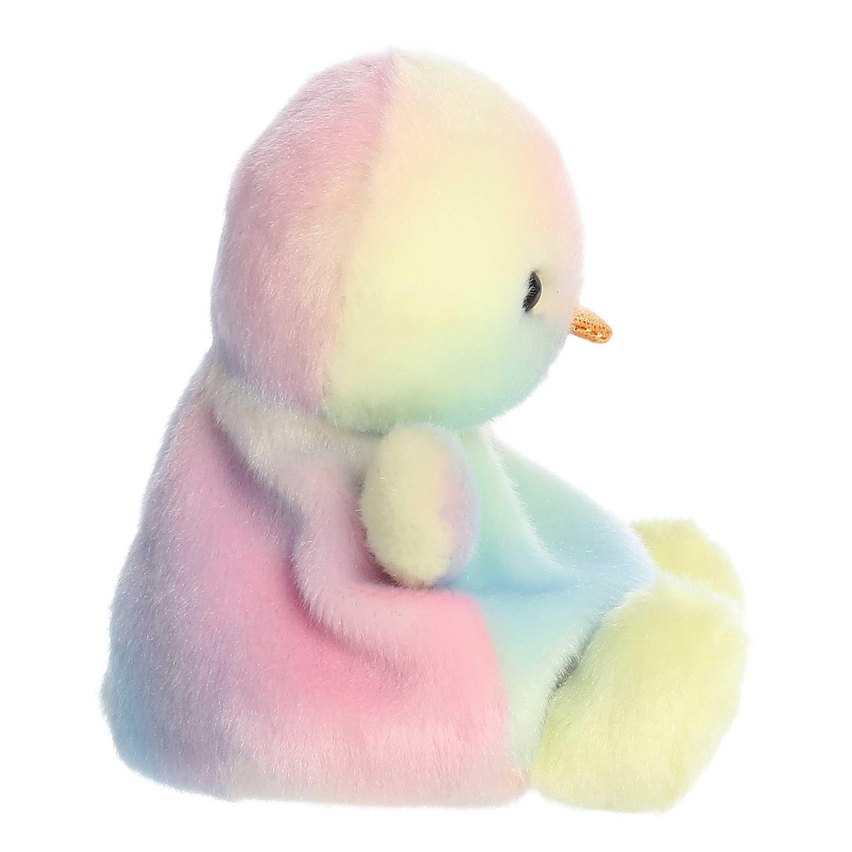 Aurora Palm Pals 4" Aura Rainbow Chick Adorable Plush