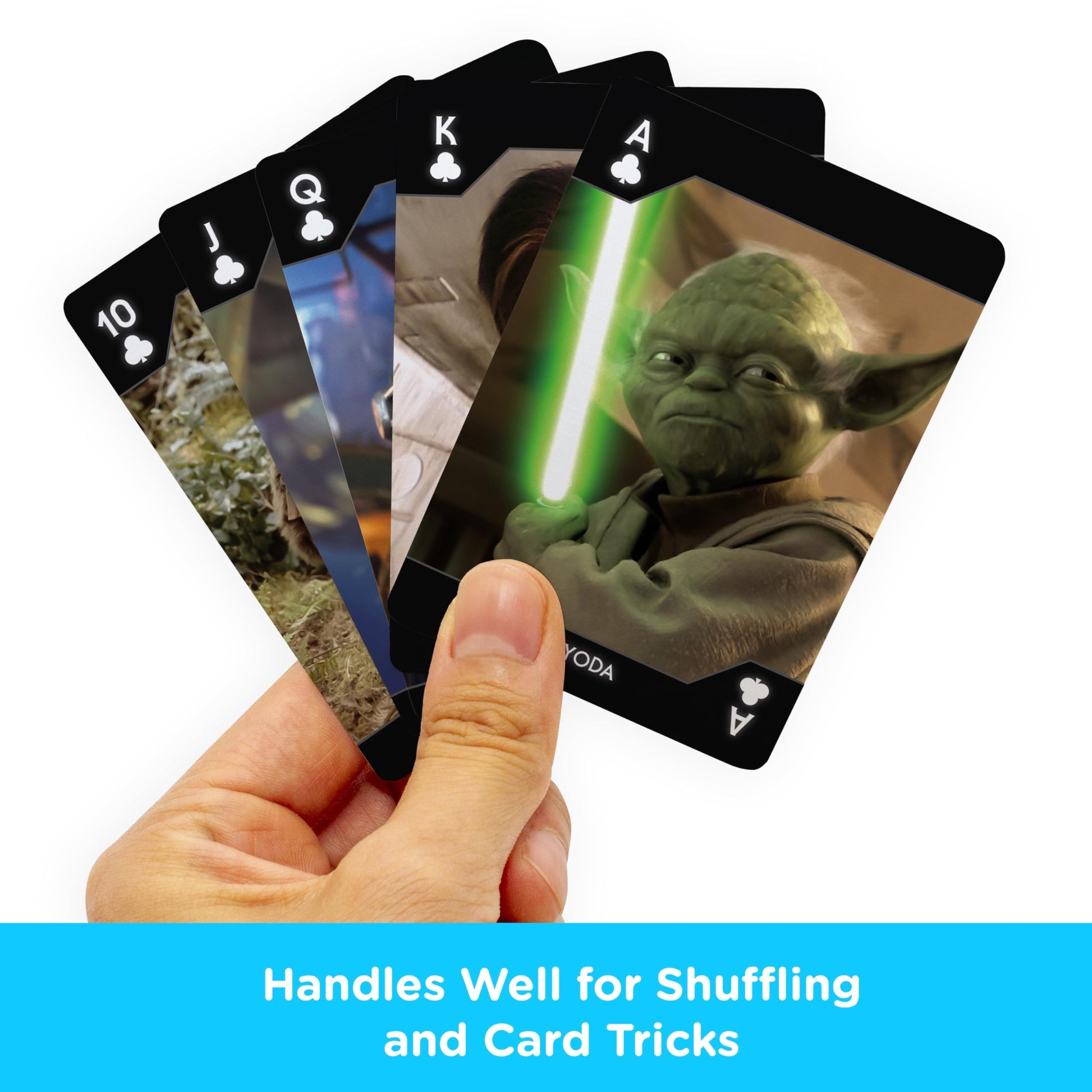 Aquarius Star Wars Playing Cards - Light Side Heroes Themed Deck of Cards for Your Favorite Card Games - Officially Licensed Star Wars Merchandise