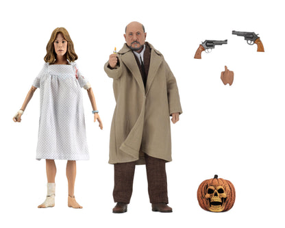 NECA Halloween 2 - Dr. Loomis and Laurie Strode (1981) 8? Clothed Action Figure 2 Pack