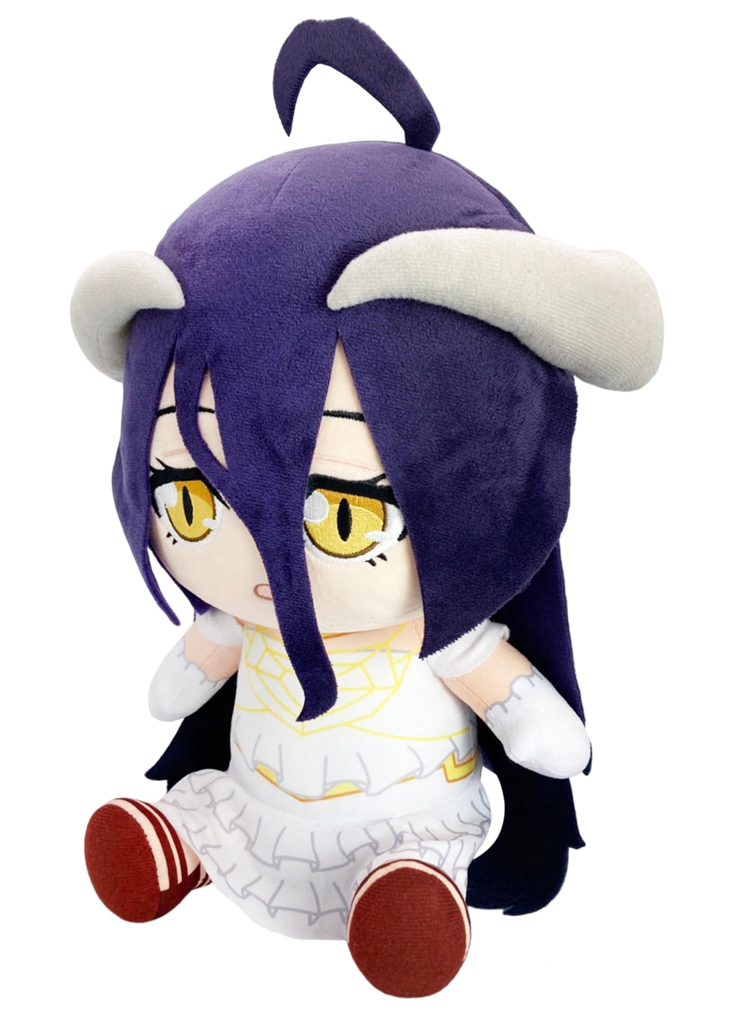 Great Eastern Entertainment Overlord S1 - Albedo Basic Clothing Sitting Pose Plush 12" H