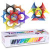 HyperTiles Hyperbolic Building Toy - 3" x 3" STEM Educational 3-Dimensional Adventure: 48 Tiles & 80 Connectors for Logic & Creativity - Infinite