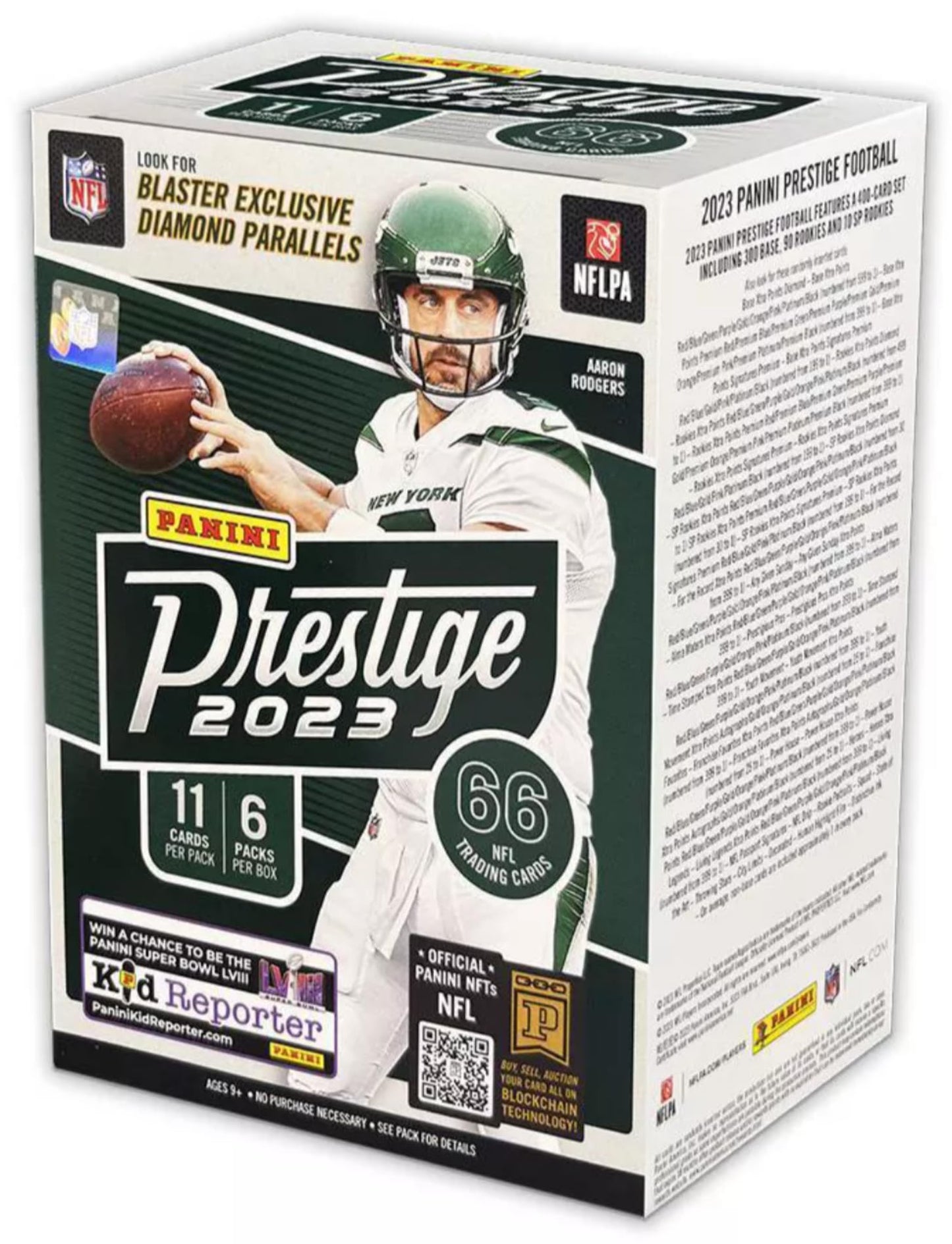2023 Panini Prestige Football Trading Card Blaster - 66 Football Cards - Look for Rookies of CJ Stroud, Anthony Richardson, Will Levis, Bryce Young