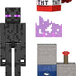 Mattel Minecraft Toys, Enderman Action Figure with Accessory & Redstone Building Piece, 3.25-inch Scale Collectible Set Inspired by Video Game