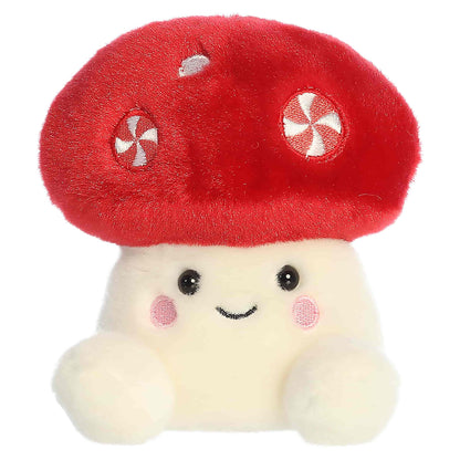 Aurora Palm Pals 4.5" Tim Peppermint Mushroom Festive Plush