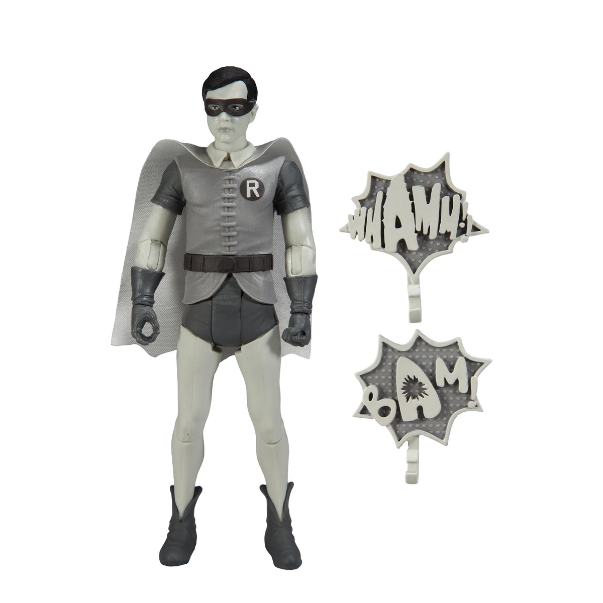 DC Retro Batman 1966 6" Action Figure Wave 5 - Robin Black & White