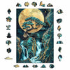Crafthub Flowers Wooden Puzzles for Adults - A3 Golden Tree Harmony Puzzle with 249 Pieces Wood Puzzles - Jigsaw Puzzles with Unique Shapes - 15.4" x