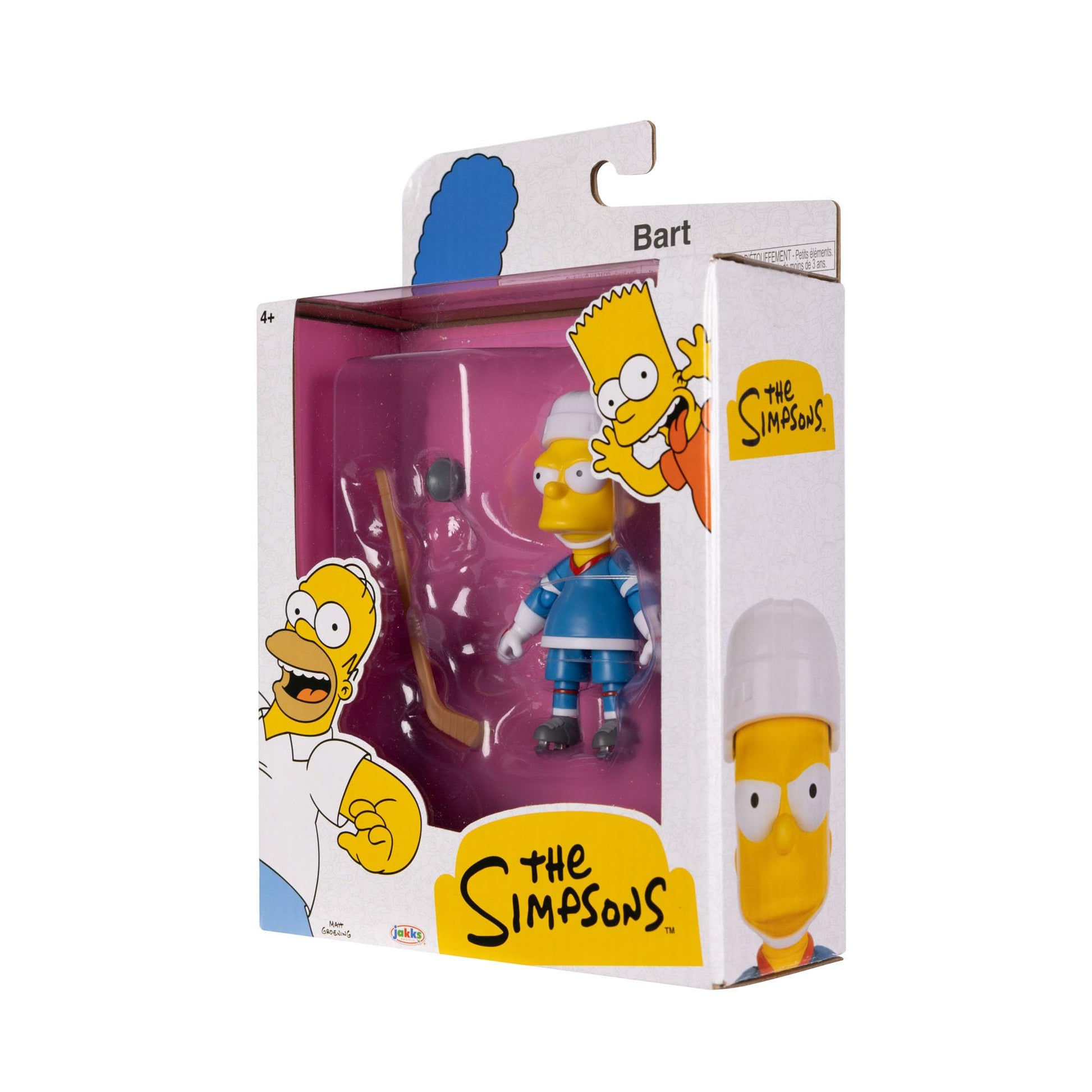The Simpsons Action Figures 5-Inch Hockey Bart with Hockey Stick & Puck