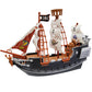 The Dreidel Company 10 inch Pirate Boat Detailed Pirate Ship Adventure Playset, Pirate Toy, Pirate Party Favor, Excellent for Children Ages 3+