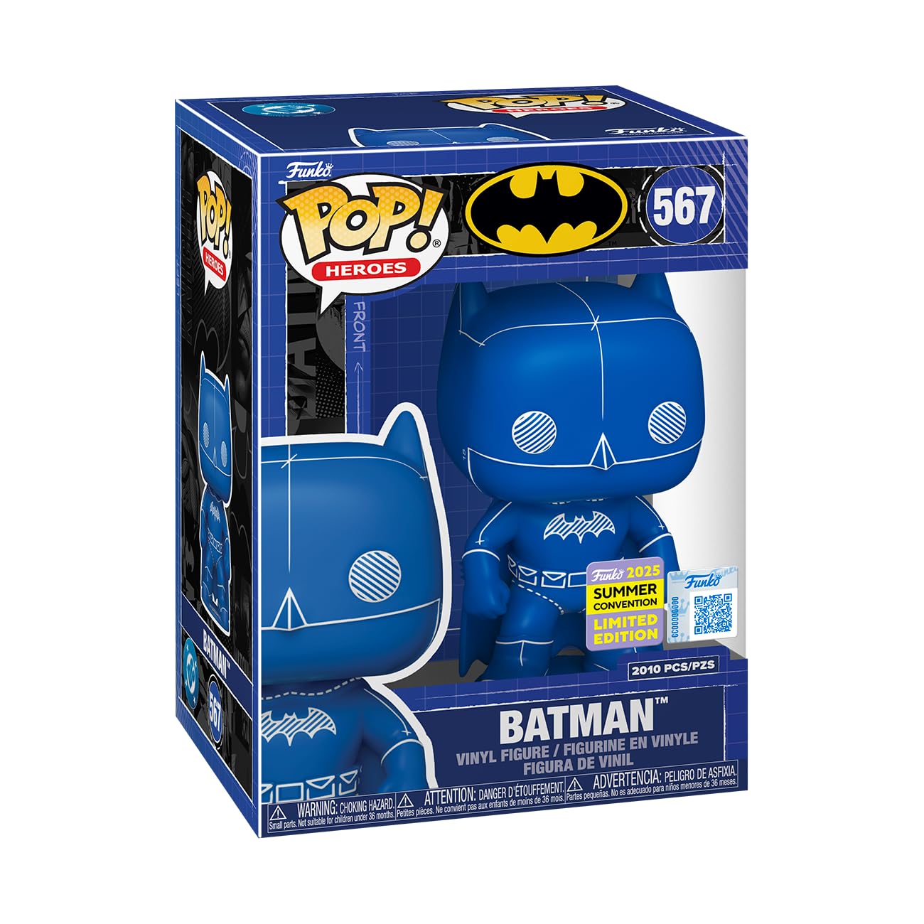 Pop! Batman (Blueprint Deco) with Pop! Protector