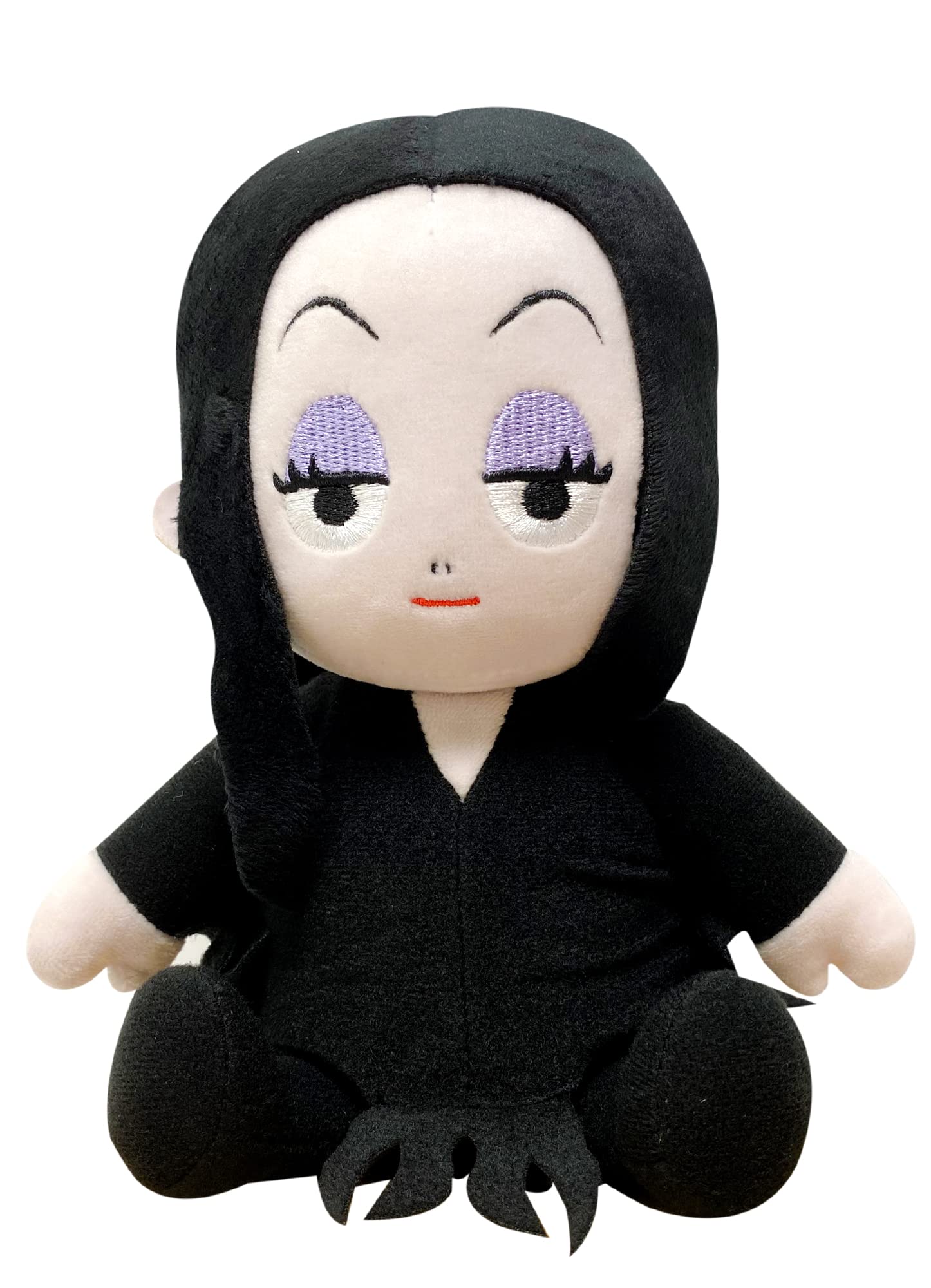 Great Eastern Entertainment Addams Family Animated Move 2 - Morticia Addams Sitting Plush 7" H