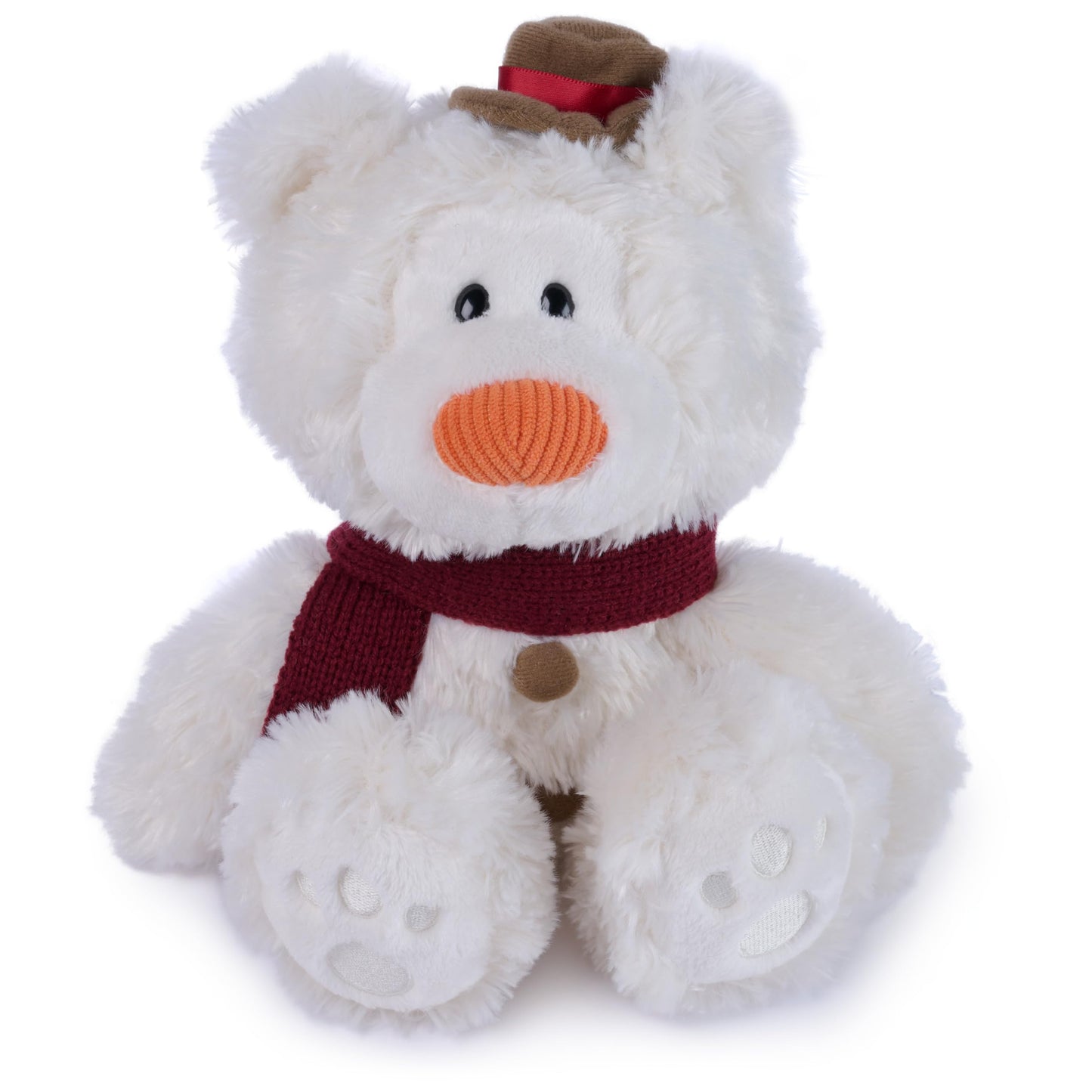 GUND Philbin Snowman 10-Inch Stuffed Animal Plush Toy with Winter Outfit