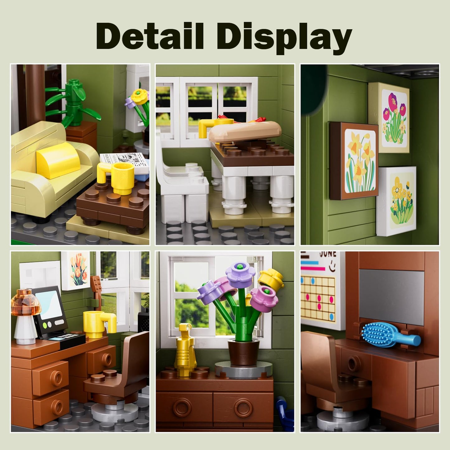 Modern House Building Set, Warm Family Comedy TV Sitcoms The Dunphy's House Building Set Compatible with Lego Gifts for Fans and Adults and Girls Aged