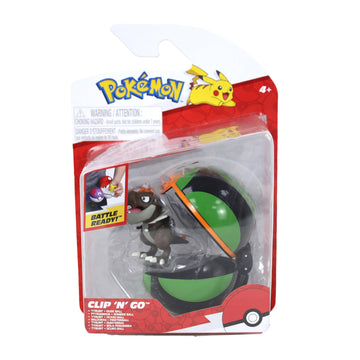 Pokémon Clip ‘N’ Go Tyrunt and Dusk Ball - Includes 2-Inch Battle Figure and Dusk Ball Accessory