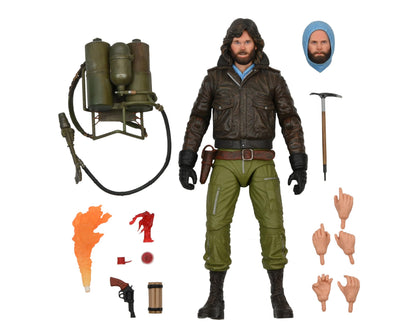 NECA The Thing 7-Inch Scale Action Figure - Ultimate MacReady v2 with Interchangeable Head and Hands (Station Survival)