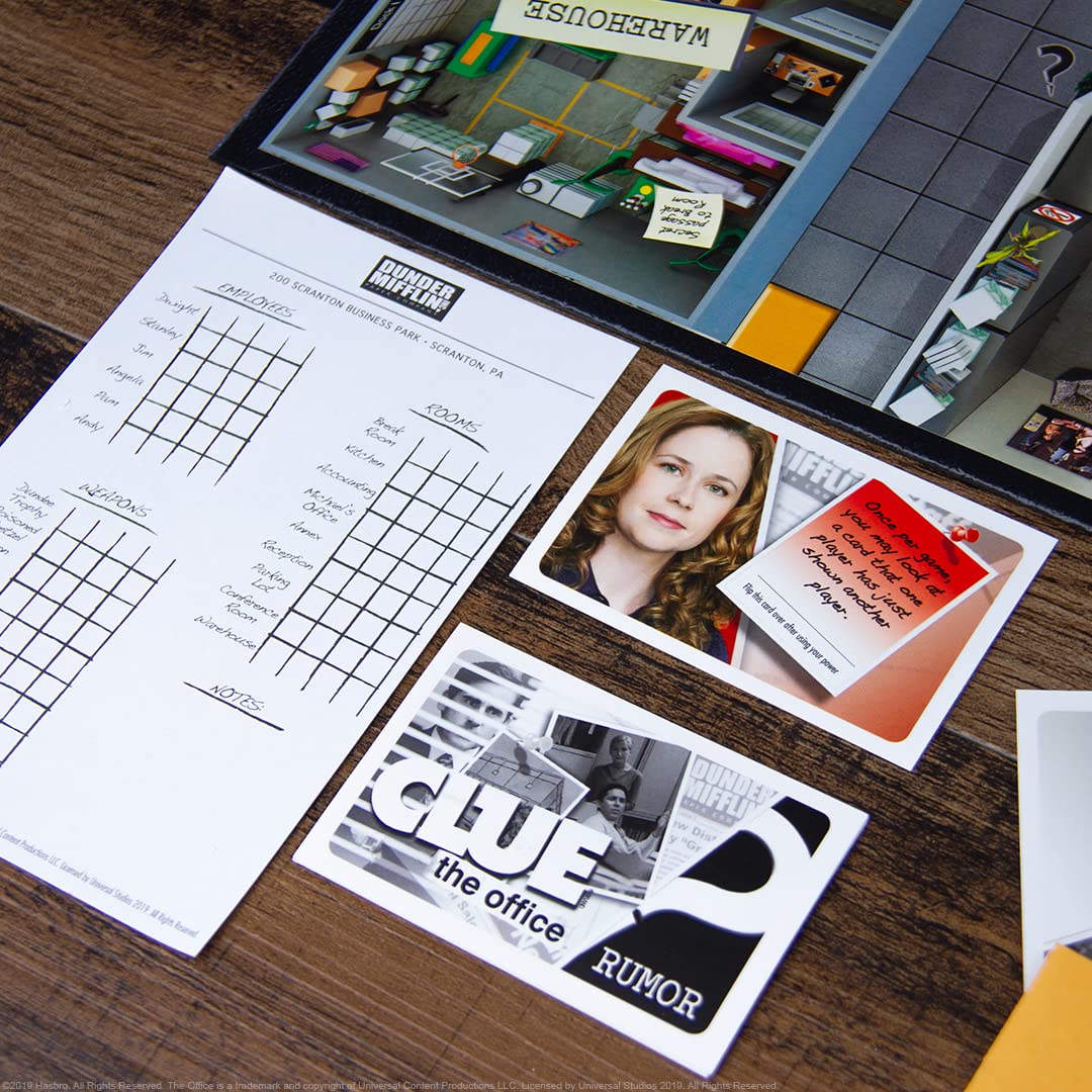 Hasbro CLUE: The Office Edition Board Game