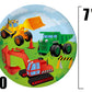 Serves 30 Complete Party Pack Kids Construction Birthday Party Supplies 9" Dinner Paper Plates 7" Dessert Paper Plates 9 oz Cups 3 Ply Napkins
