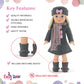 Emily Rose 14 Inch Doll Girl Scout Daisy Uniform 5-PC Playset | Officially Licensed by Girl Scouts of the USA | American Brand - Gift Boxed | Doll NOT