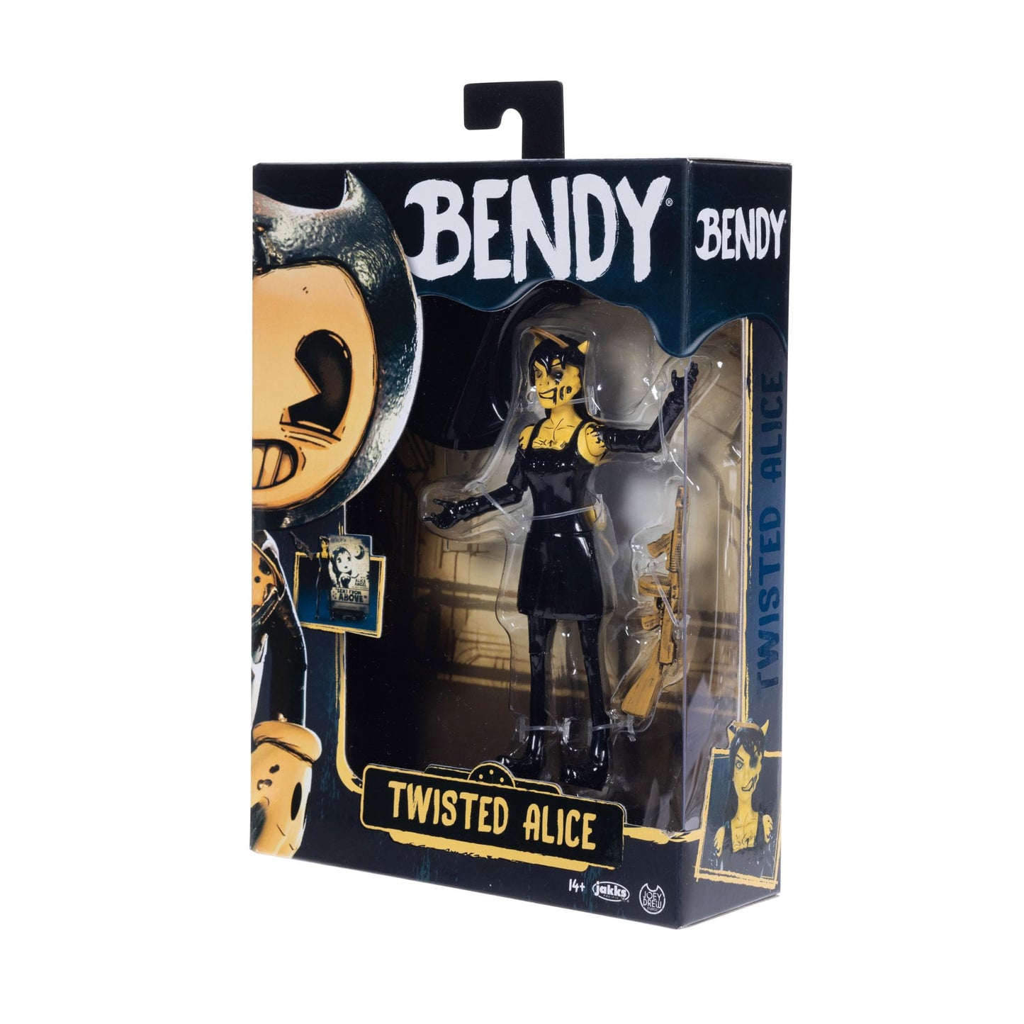 Bendy and the Ink Machine Twisted Alice with Tommy Gun 5" Action Figure from Wave 2