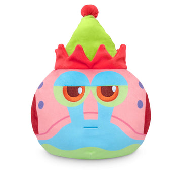 TeeTurtle Reversible Spongebob Squarepants Holiday Gary 6 -Inch Cupcake Two-Sided Flip Plush Toy with Embroidered Details - Cute Mini Collectible