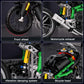 Mould King Motorcycle Kit Building Sets, 23002 Bike Model Kit Building Kit, Moto Building Toys for Creative Play and Display, Model Motorcycle Kits