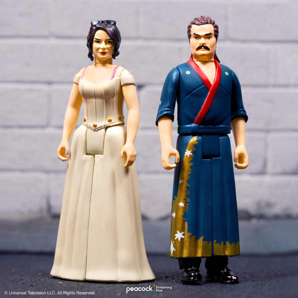 Super7 Parks and Recreation Ron and Tammy 2 Wedding Night - (2-Pack) 3.75" Parks and Rec Action Figures with Accessory Classic TV Show Collectibles