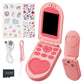 Kids Camera, 3-7 Years Old Girls Gifts, 2.0-inch Flip Phone Digital Camera with 32GB SD Card, DIY Stickers, 1080P Video, Games, Music Player