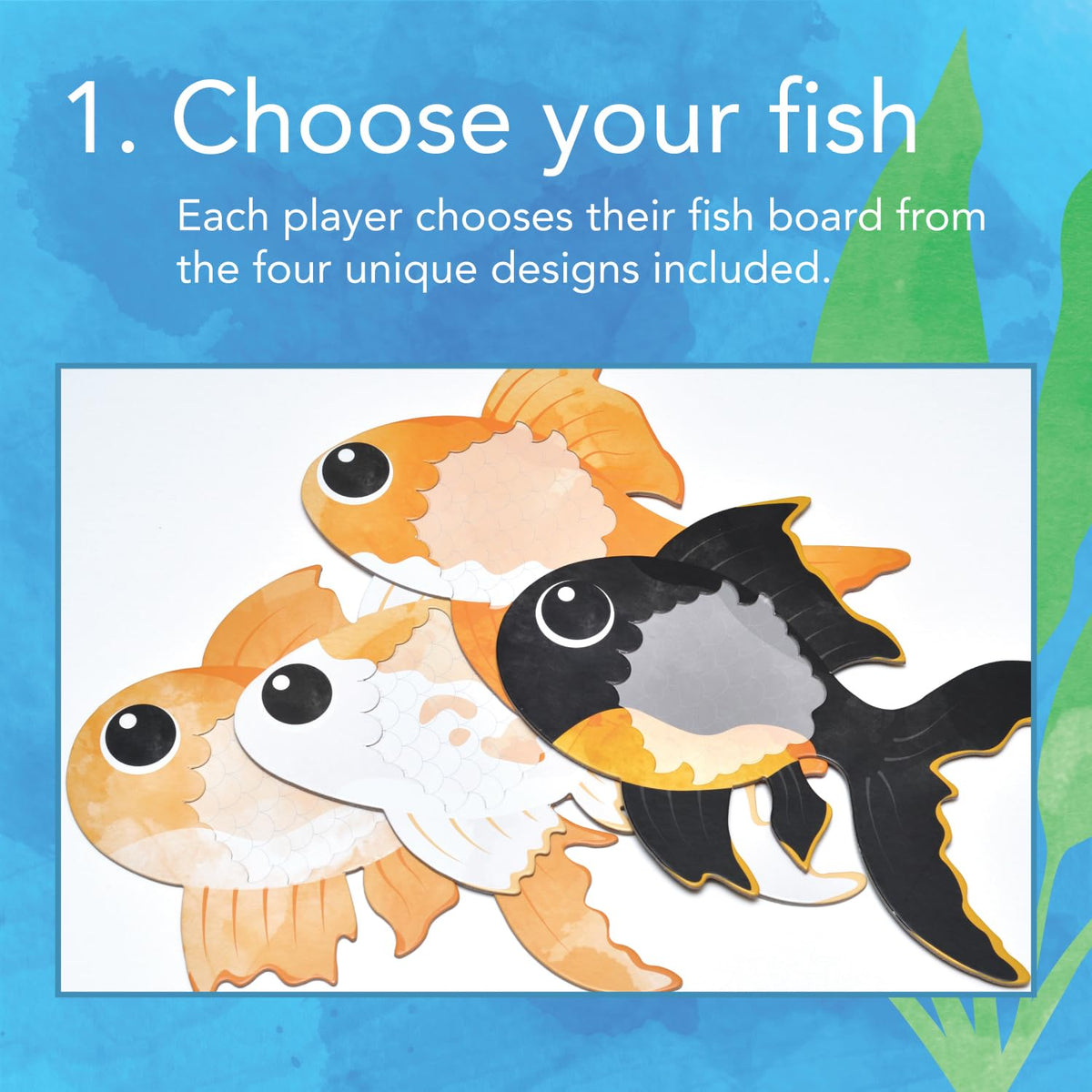 Last Night Games The Finest Fish | Mensa Recommended Strategic Board Game | Tile Placement Game for Families