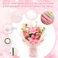 600 PCS Pipe Cleaners Craft, 6 Colors Pipe Cleaner Bulk Flower Kit, Chenille Stems Bulk with Floral Wires, Gardening Tape, Stamen, Wrapping Paper