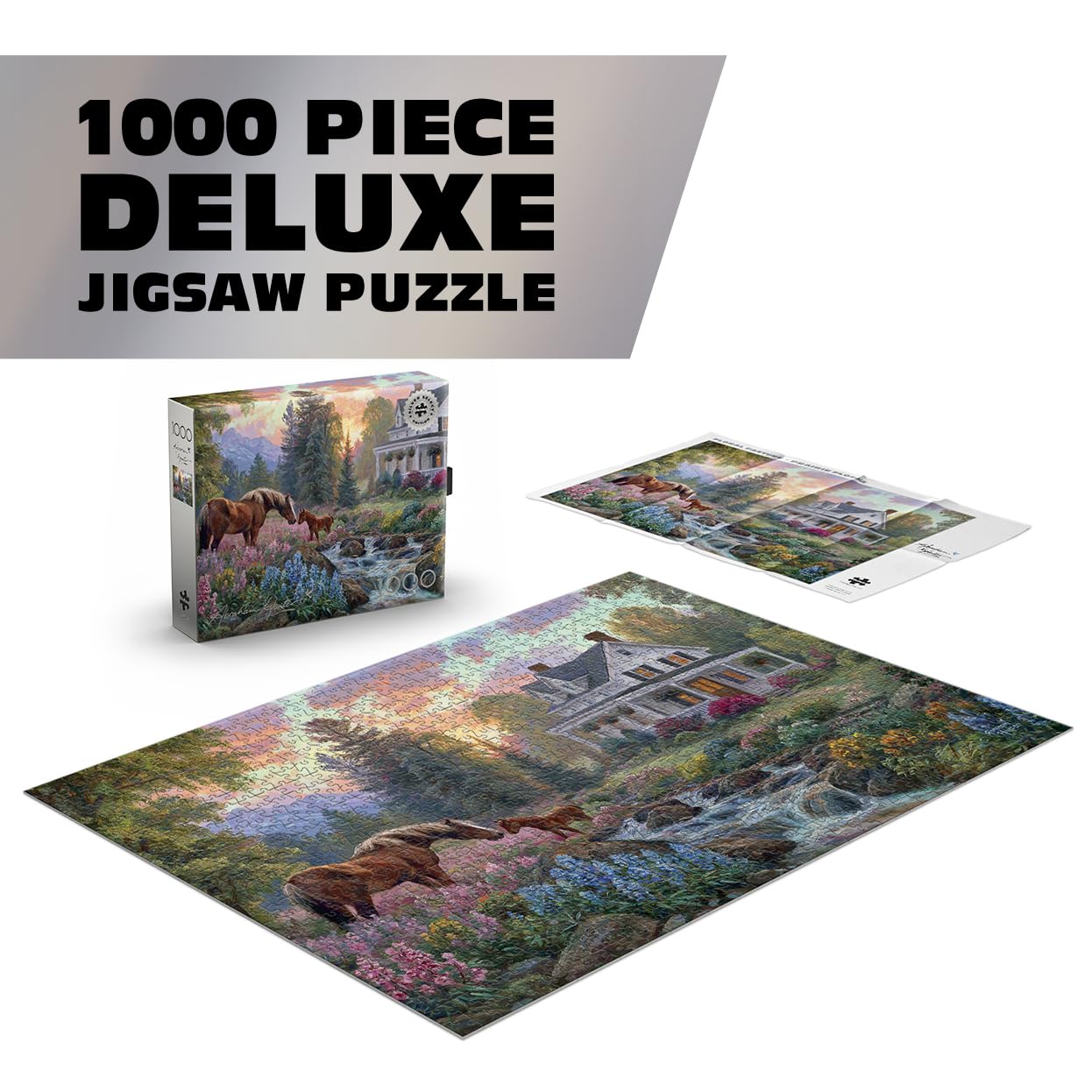 Buffalo Games - Floral Pasture - 1000 Piece Jigsaw Puzzle for Adults
