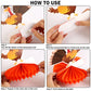 9 Pieces Thanksgiving Honeycomb Centerpiece Turkey Honeycomb Pumpkin Honeycomb Thanksgiving Table Centerpiece for Thanksgiving Table Decoration Autumn