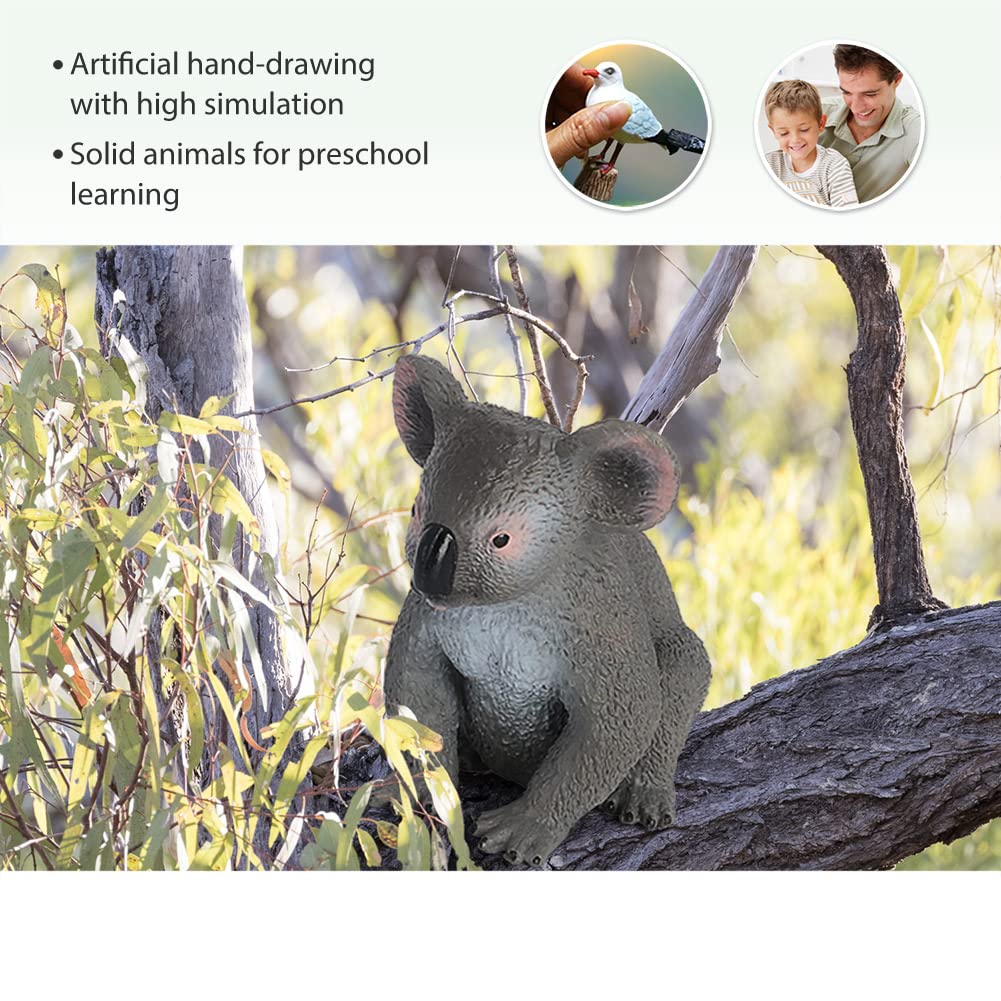 Volnau Animal Toys Figurines 12PCS Australian Figures for Kids Christmas Decoration Gift Preschool Educational Zoo Pack Kangaroo Koala Bear Emu Safari