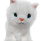 Ice King Bear Fluffy Little Cat Stuffed Animal Small Plush Toy 6 Inches (White)