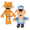 JAKKS Pacific Dog Man Movie Plush - Dog Man and Petey Plush 2-Pack, Collect All Dogman Plush, Based on The Dog Man Movie, for Kids Ages 4 Years and Up