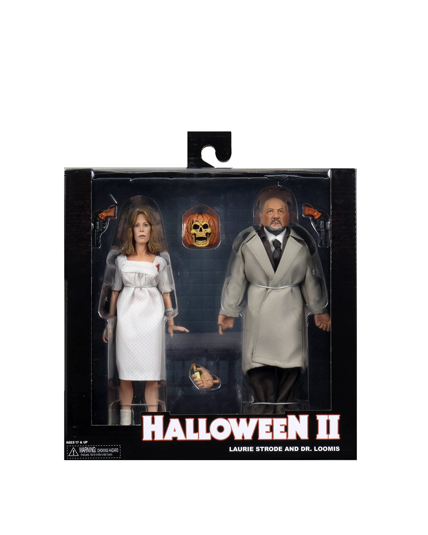 NECA Halloween 2 - Dr. Loomis and Laurie Strode (1981) 8? Clothed Action Figure 2 Pack