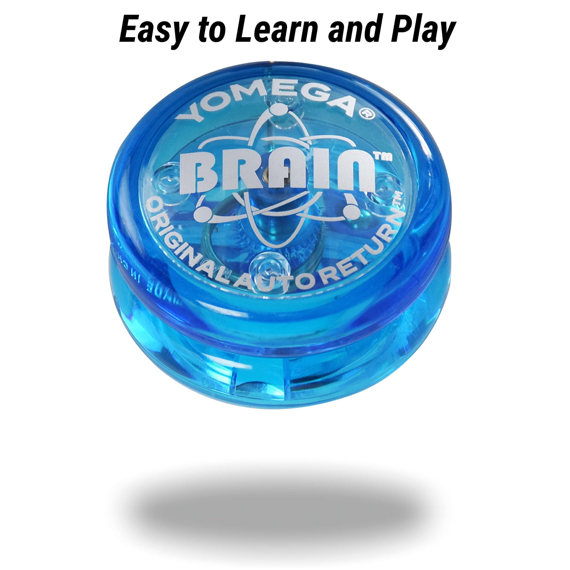 Yomega The Original Brain - Professional Yoyo for Kids and Beginners, Responsive Auto Return Yo Yo Best for String Tricks + Extra 2 Strings & 3 Month