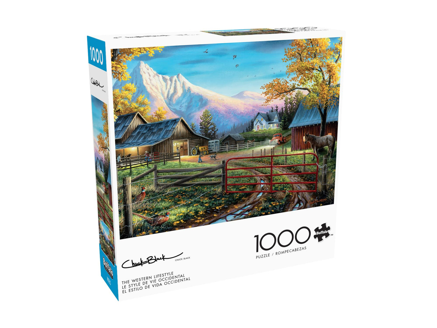 Buffalo Games Charles Black,Western Lifestyle,1000 Piece Puzzle for Adults