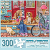 Bits and Pieces - Large 300 Piece Jigsaw Puzzle for Adults - ‘Pay Day Cones’ Summer Time Jigsaw Puzzle by Artist Brooke Faulder, Completed Puzzle