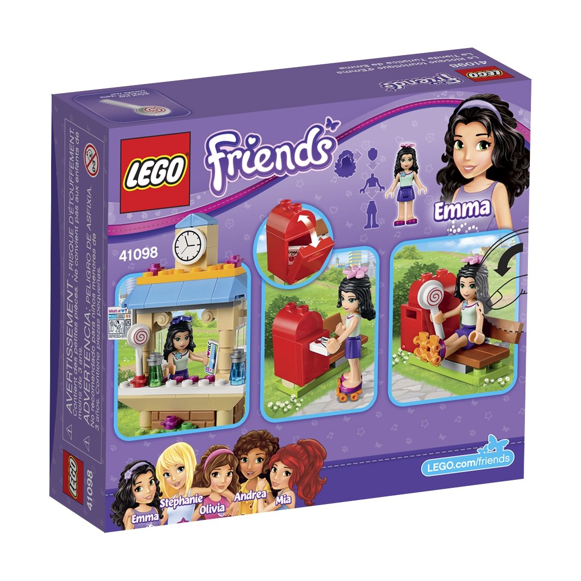LEGO Friends 41098 Emma's Tourist Kiosk Building Kit