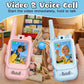Video Walkie Talkies for Kids Rechargeable Kids Walkie-Talkie Children's Toys Suitable for Boys and Girls Aged 3-12, Birthday Gifts 2 Pack