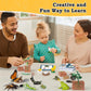 Life Cycle Learning Toys for Kids: Life Science Education Kits with Butterfly, Frog, Chicken, Mantis, Bee, Plants - 25 Pieces Animal Figurines