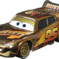 Disney Cars Golden Die-Cast Lightning McQueen 1:55Scale Movie Character for Racing and Storytelling Fun, Gift for Kids Age 3 Years and Older