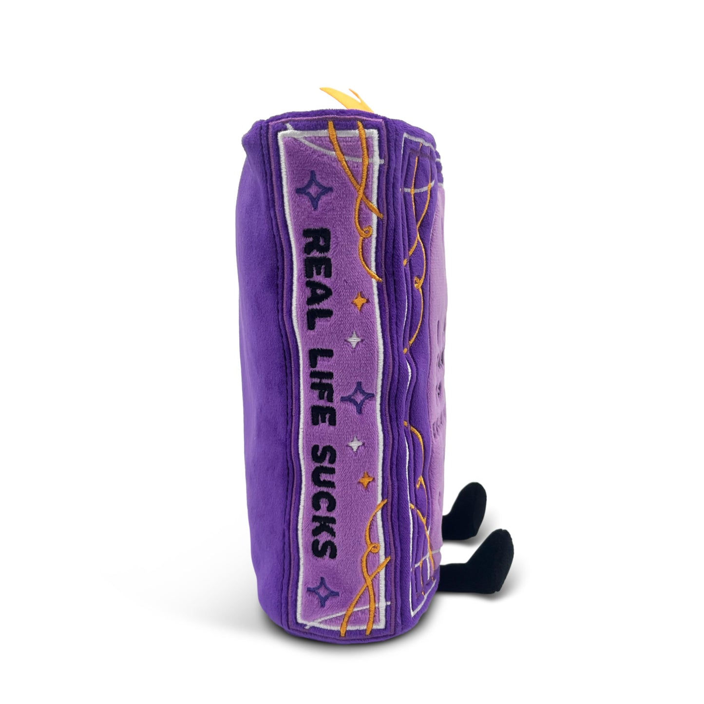 Punchkins Book Plushie - I Like My Fantasies to Help Me Escape Reality, Gift for Book Lovers, Silly Plush Toy for Gifting