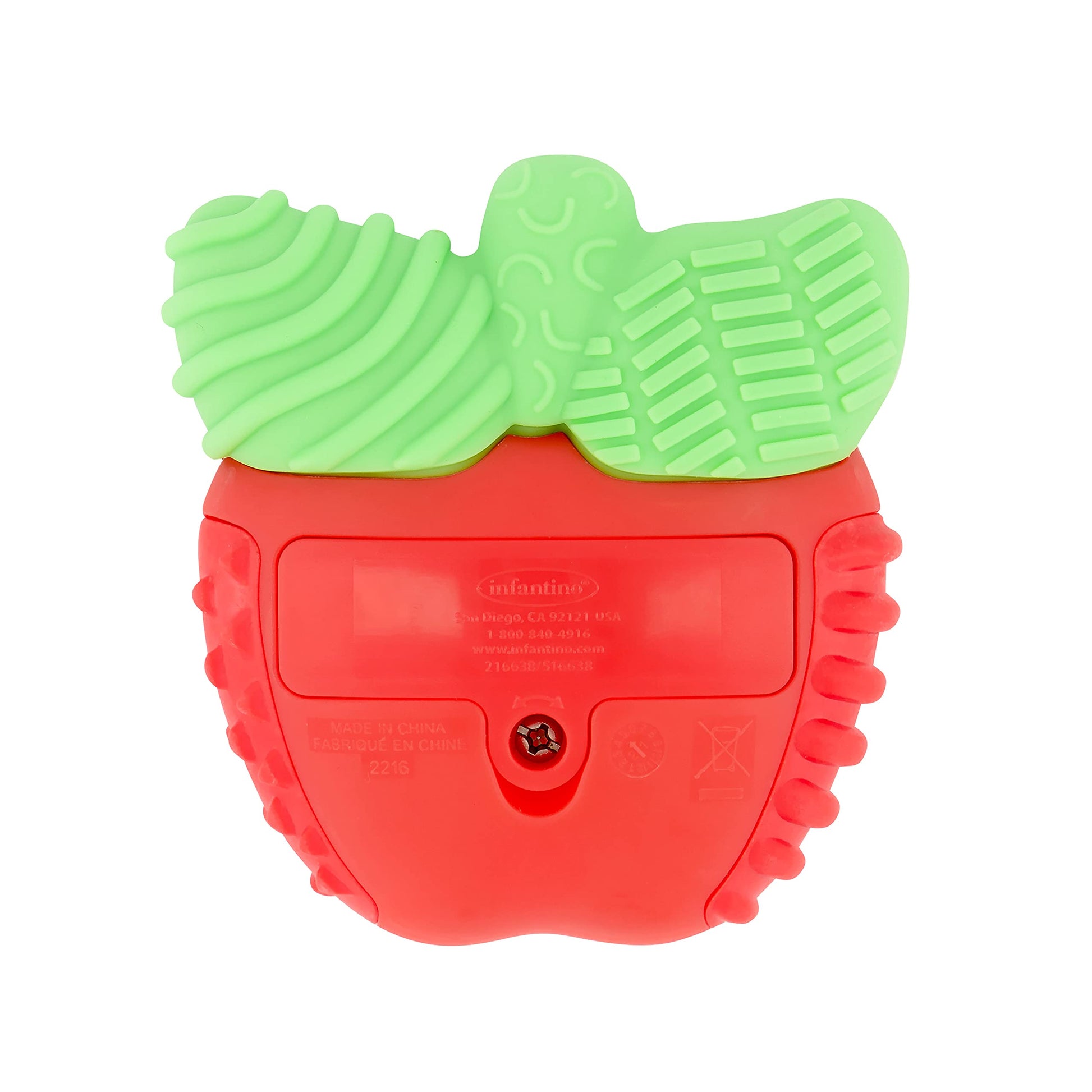Infantino Lil' Nibbles Vibrating Baby Teether Apple