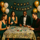 Oojami 4 Pack Dollar Bills Bling Bling Big Bucks Money Theme Table Cover Tablecloth Includes 20 Balloons Ideal for Birthday Decorations Party Supplies