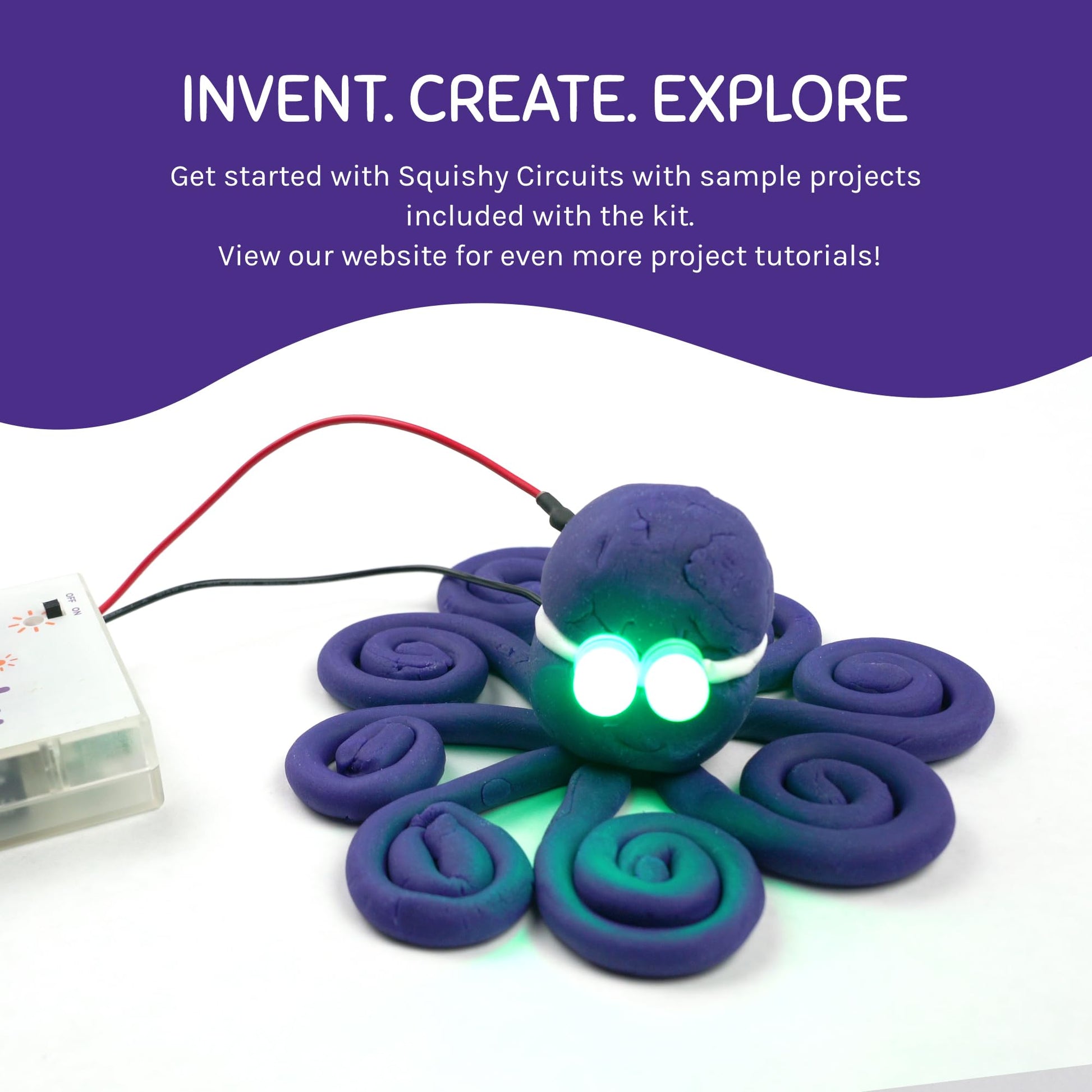 Squishy Circuits Deluxe Kit - Explore Electrical Circuits with Play Dough - STEM Science Kits for Kids Age 8-12 - Fun and Educational at Home