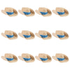 Fun Express Straw Cowboy Hats for Men & Women, Set of 12