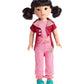American Girl WellieWishers Ringmaster Outfit for 14.5-inch Dolls with a Striped Ruffles and Ribbons jumpsuit, Two Colorful Patches, A Bright-Red