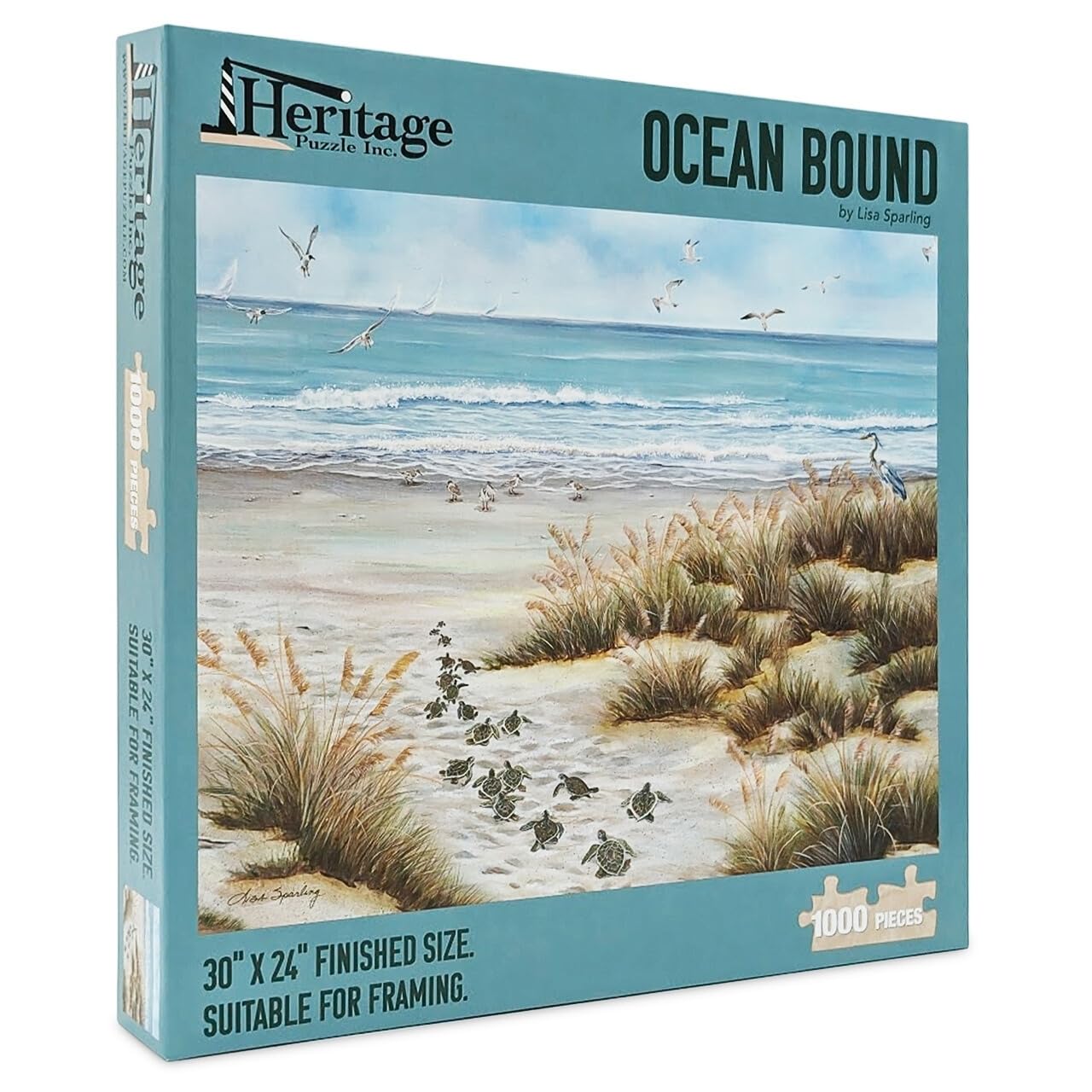 Heritage Puzzle Ocean Bound by Lisa Sparling 1000 Pieces